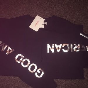 NWT! Good American long sleeve tee